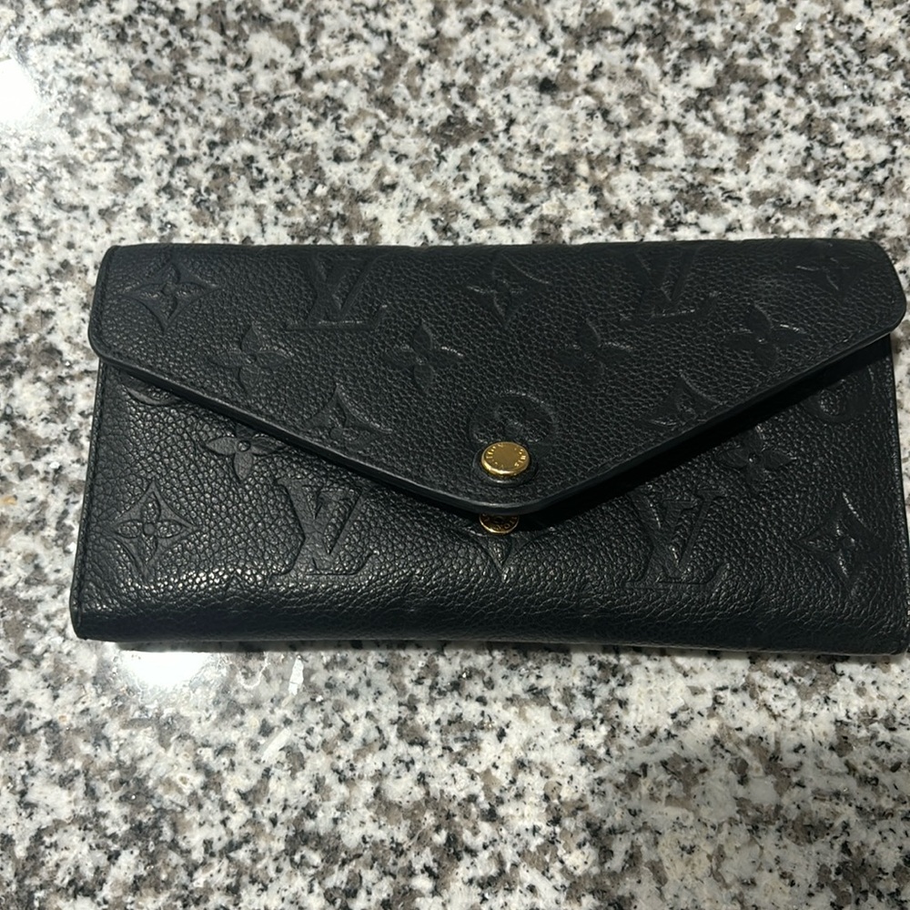 Brand new authentic LV wallet leather